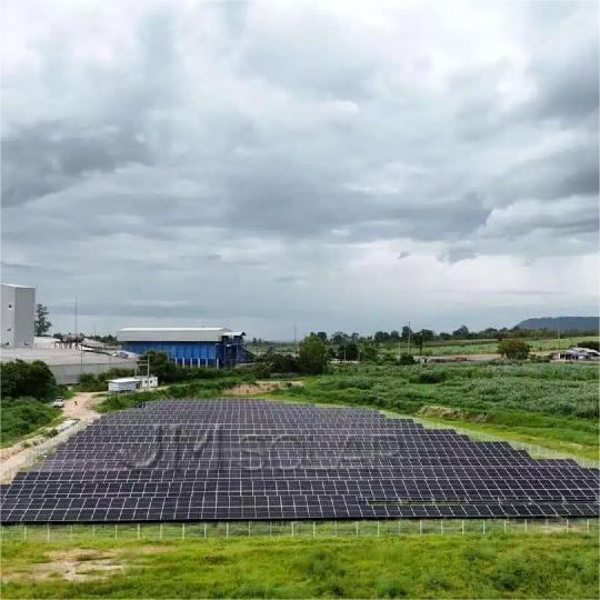 项目亮点 | 998.68 kW 钢结构安装解决方案 — 泰国混凝土杆安装